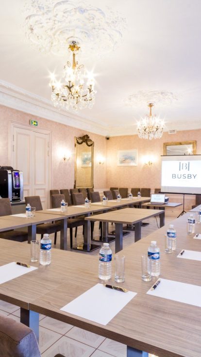 Hôtel séminaire Nice centre : 2 salles modulables jusqu’à 80 personnes